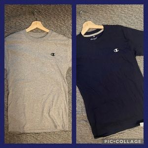 [small] 2 Men’s Champion Classic Short Sleeve T-Shirt, Quantity: 2